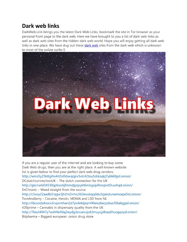 dark web link