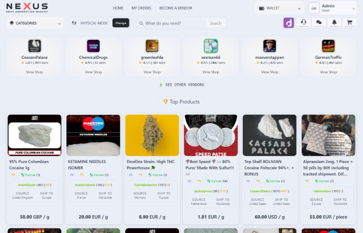 nexus darknet market
