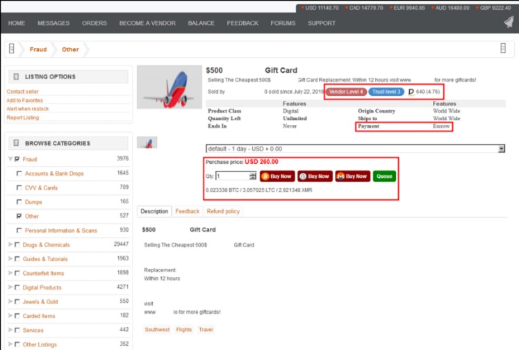 darknet market list