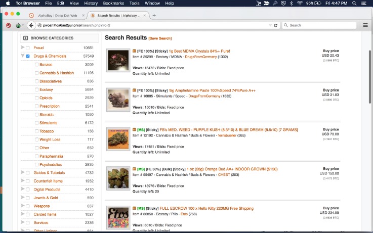 dark web marketplaces