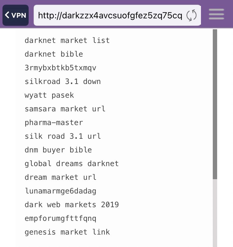 darknet drugs